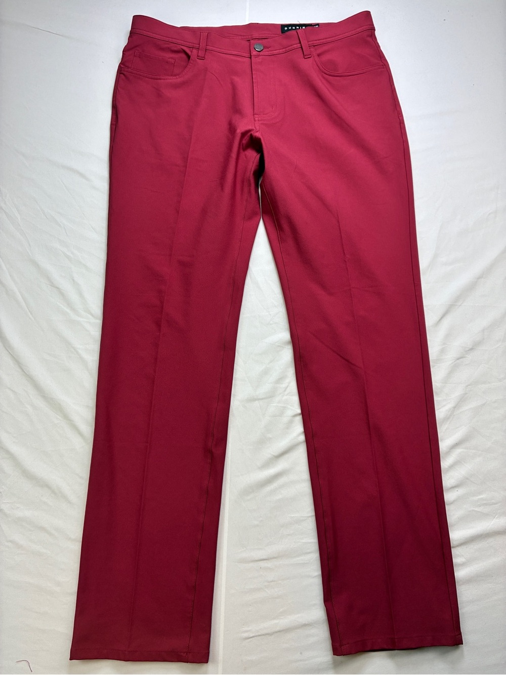 Dunning Berry Red/Maroon Pants with Clean Finish